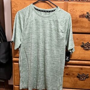 Travis Mathew Men's Heathered Green Tee